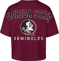 47 Women's Florida State Back Out Foundation Crop DS T-shirt