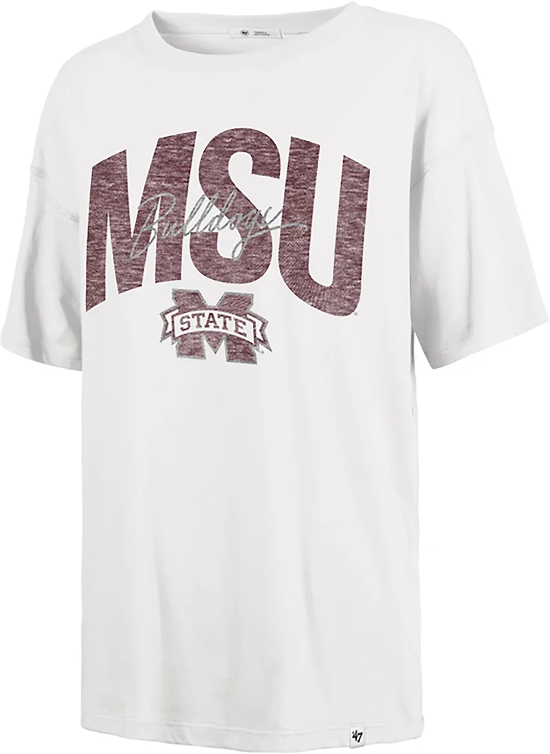 '47 Women's Mississippi State Bulldogs Muse Sadie Short Sleeve T-shirt