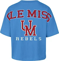 47 Women's Ole Miss Back Out Foundation Crop DS T-shirt