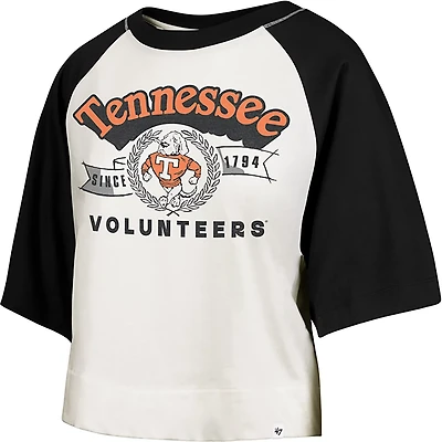 47 Women's Tennessee Infield Shift Raglan Crop T-shirt