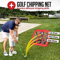 Zealfeel 10 x 7 ft Practice Net with Chipping Target