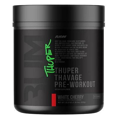RAW CBUM Thuper Thavage Pre-Workout Supplement