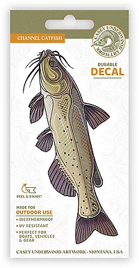 Casey Underwood Channel Catfish Decal