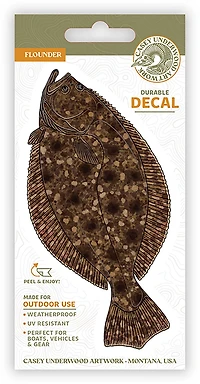 Casey Underwood Flounder Decal