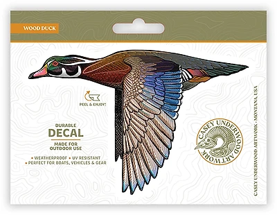 Casey Underwood Wood Duck Decal