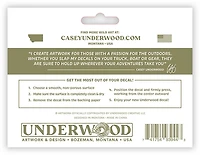 Casey Underwood Wood Duck Decal