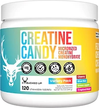Bucked Up Blue Raz Creatine Candy Chewables 120-Pack