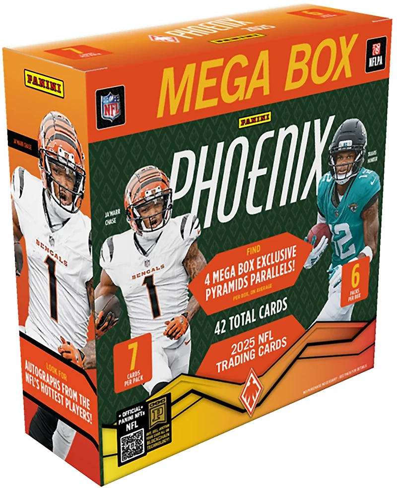 Panini 2025 Phoenix Football Trading Cards Mega Box