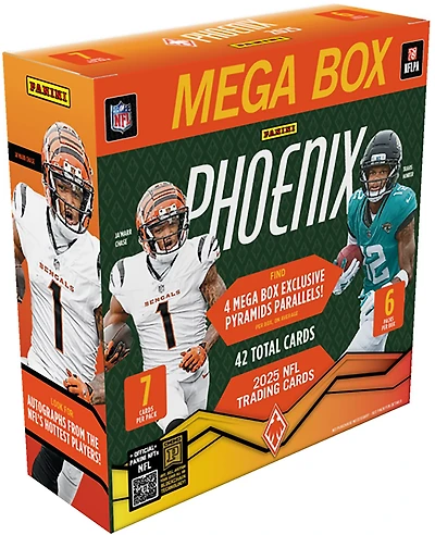 Panini 2025 Phoenix Football Trading Cards Mega Box