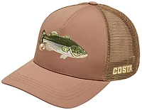Costa Del Mar Men's Stitched Bass Trucker Hat
