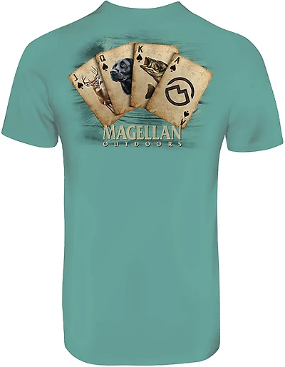 Magellan Outdoors Men's Short Sleeve Stacked Cards T-shirt