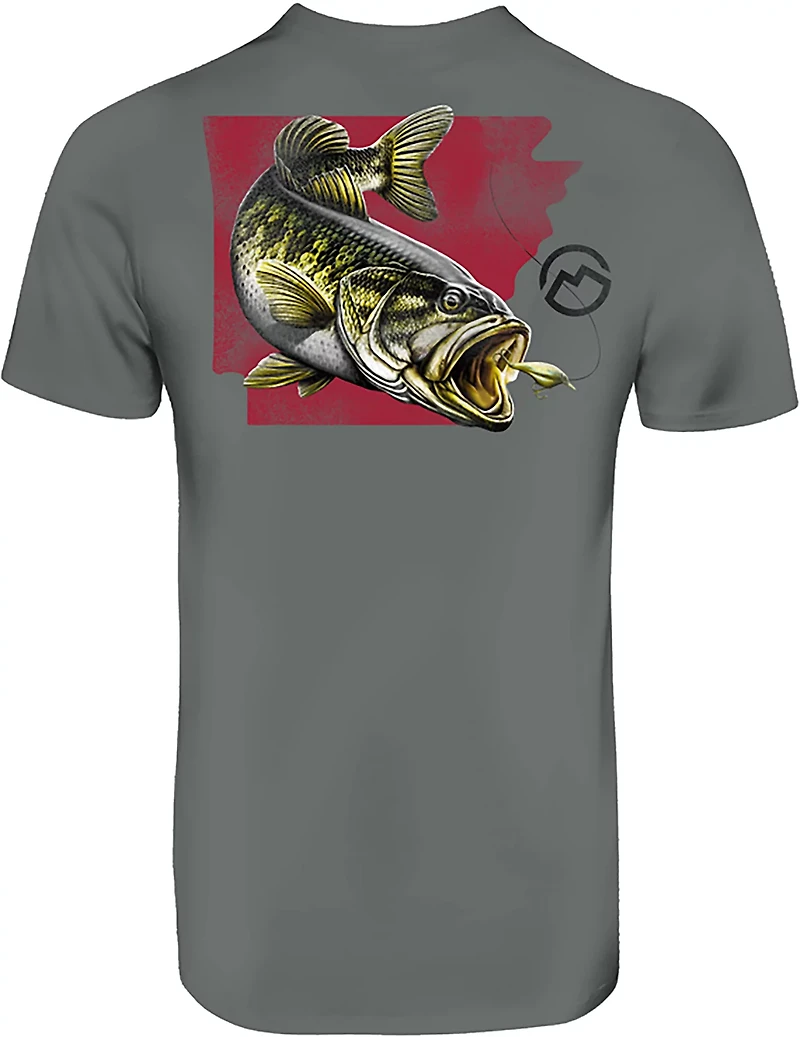 Magellan Outdoors Men's Arkansas Bass Overlap State T-shirt