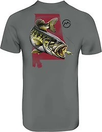 Magellan Outdoors Men’s AL Bass Overlap State T-Shirt