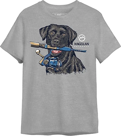 Magellan Outdoors Boys' Rod Pose Short Sleeve T-shirt