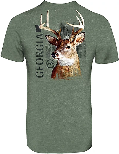 Magellan Outdoors Men's Georgia Deer Open Air State Graphic T-shirt