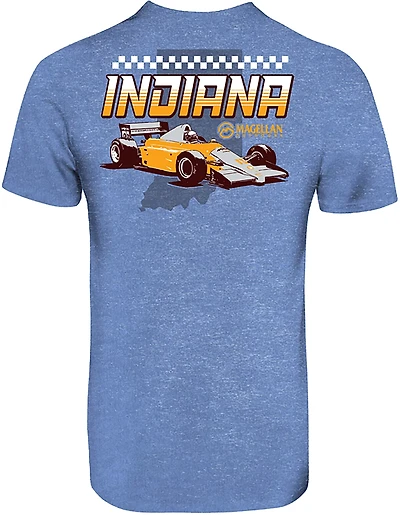 Magellan Outdoors Men's Indiana Speed Racer State Graphic T-shirt