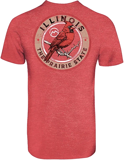 Magellan Outdoors Men's Illinois Cardinal State Graphic T-shirt
