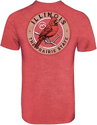 Magellan Outdoors Men's Illinois Cardinal State Graphic T-shirt