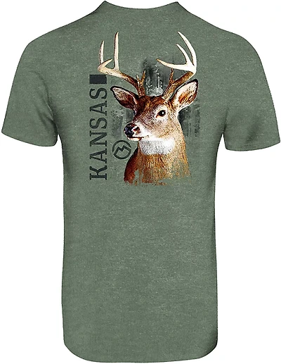 Magellan Outdoors Men's Kansas Deer Open Air State Graphic T-shirt