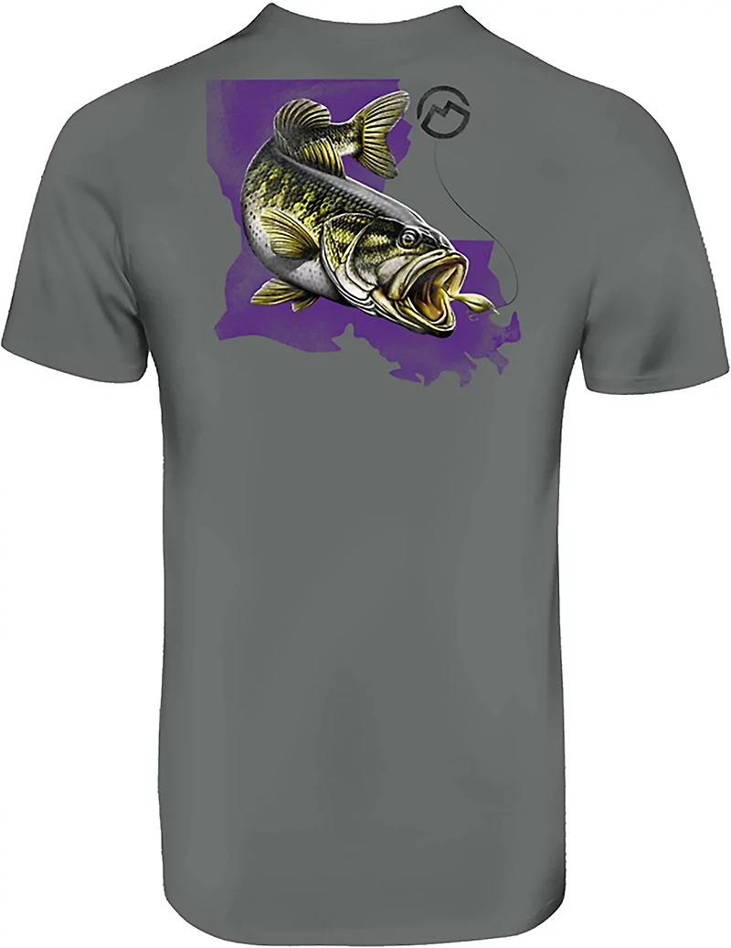 Magellan Outdoors Men's Louisiana Bass Overlap State T-shirt