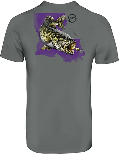 Magellan Outdoors Men's Louisiana Bass Overlap State T-shirt
