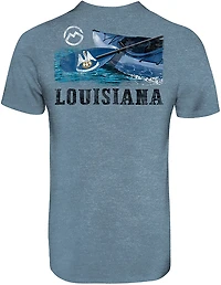 Magellan Outdoors Men's Louisiana Kayak Paddling State T-shirt