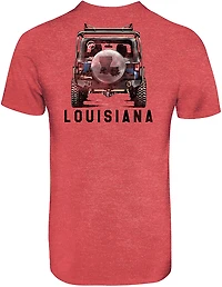 Magellan Outdoors Men's Louisiana Vehicle Rack Set State T-shirt