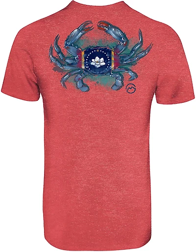 Magellan Outdoors Men's Mississippi Crab Flag State T-shirt