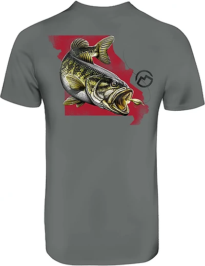 Magellan Outdoors Men's Missouri Bass Overlap State T-shirt