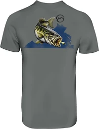 Magellan Outdoors Men's Virginia Bass Overlap State T-shirt