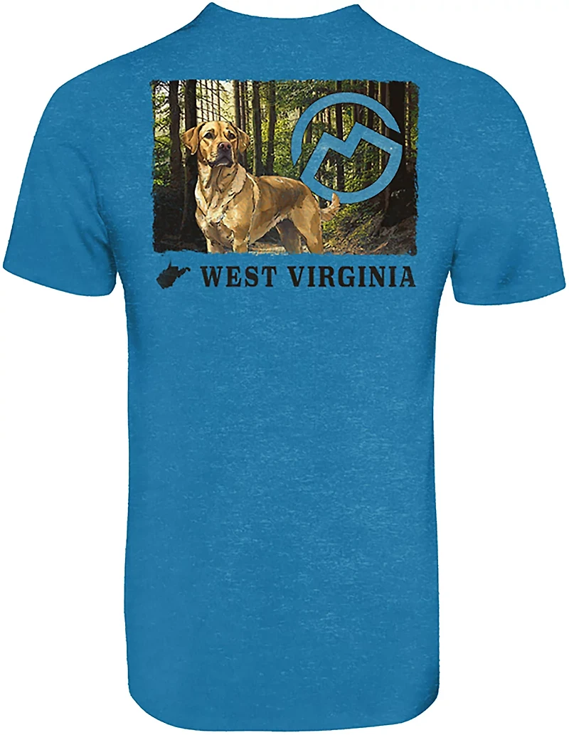Magellan Outdoors Men's West Virginia Dog Follow Me State T-shirt