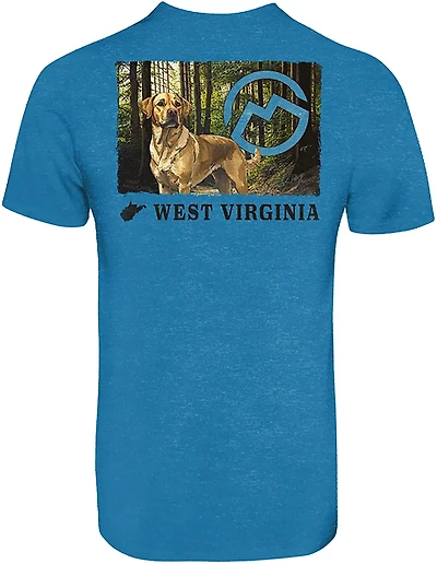 Magellan Outdoors Men's West Virginia Dog Follow Me State T-shirt