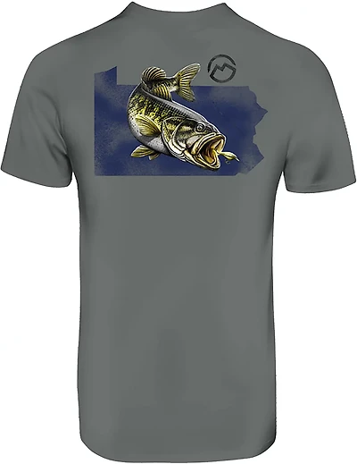 Magellan Outdoors Men's Pennsylvania Bass Overlap State T-shirt