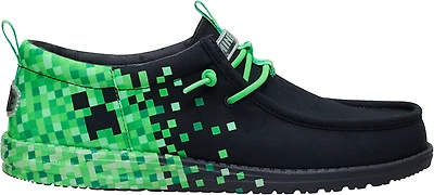 HEYDUDE Men's Wally Funk Minecraft Creeper Shoes