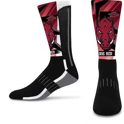 For Bare Feet Adults' University of Arkansas Mascot Retro Vibes Socks