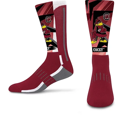For Bare Feet Adults' University of South Carolina Mascot Retro Vibes Socks