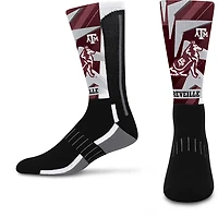 For Bare Feet Adults' Texas A&M University Mascot Retro Vibes Socks