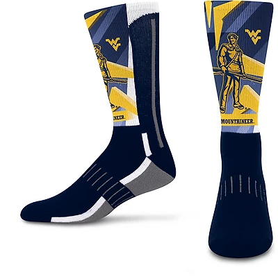 For Bare Feet Adults' West Virginia University Mascot Retro Vibes Socks