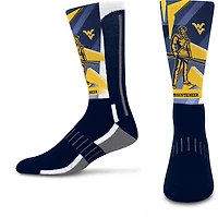 For Bare Feet Adults' West Virginia University Mascot Retro Vibes Socks