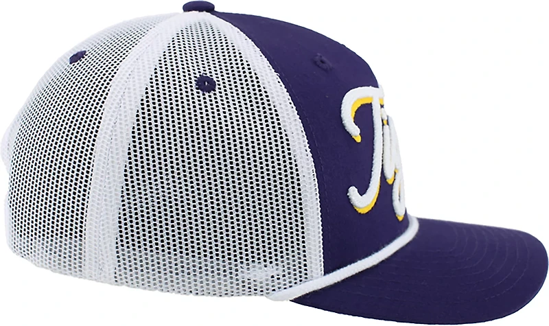 Zephyr Adults' LSU Script Snapback Cap