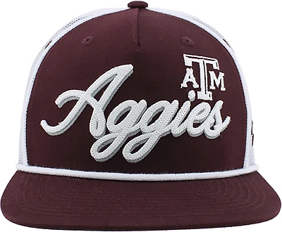 Zephyr Adults' Texas A&M Script Snapback Cap