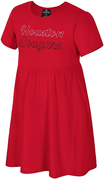 Colosseum Athletics Girls' University of Houston Riley Ribbed Dress