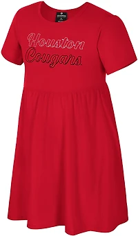 Colosseum Athletics Girls' University of Houston Riley Ribbed Dress
