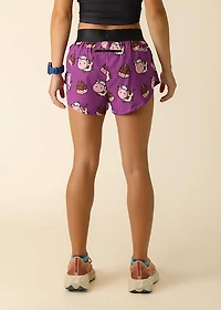 ChicknLegs Women's Choccy Cows Split Shorts 1.5