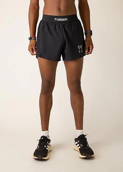 ChicknLegs Men's Black Half Split Shorts 4