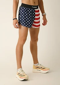 ChicknLegs Men's USA Half Split Shorts 4