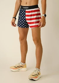 ChicknLegs Men's USA Half Split Shorts 4
