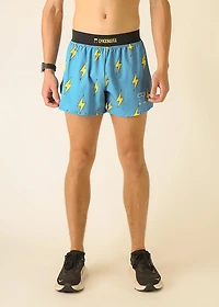 ChicknLegs Men's Blue Bolts Half Split Shorts 4