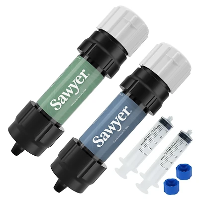 Sawyer Dual Threaded Mini Water Filtration System 2-pack