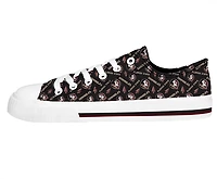 FOCO Women's Florida State Seminoles Low Top Repeat Print Canvas Shoes